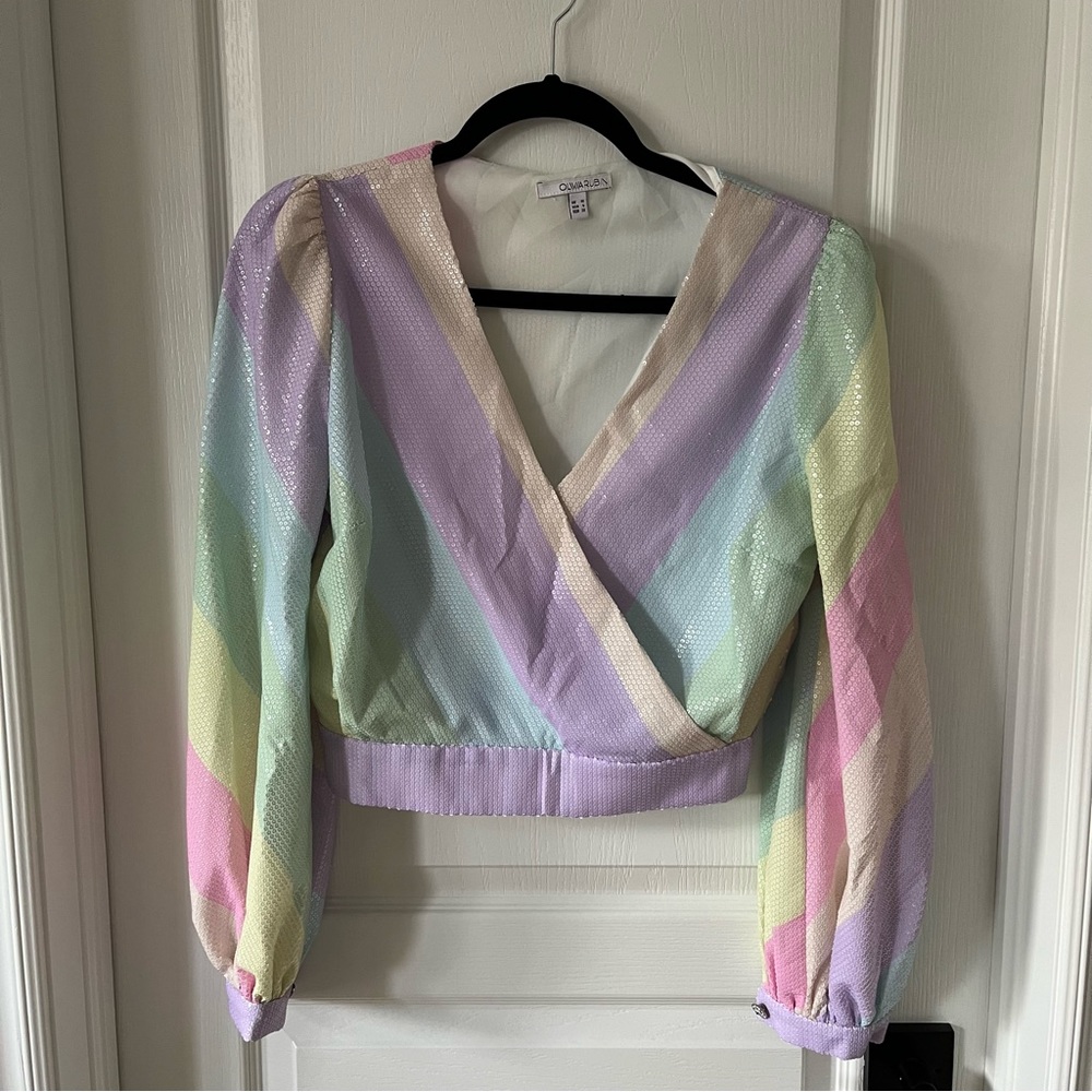 Olivia Rubin Kendall Sequin Top 6